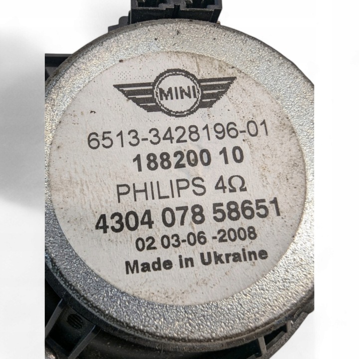 фото №5, Mini r55 r56 динамік середньочастотний стерео двері 3428196
