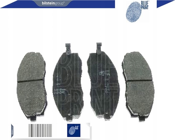 фото №2, Набір - комплект гальмівні колодки гальмівних [блакитний print]