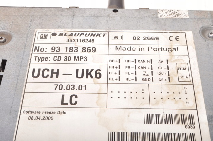 фото №6, Opel astra h iii zafira b радіо 93183869 cd30