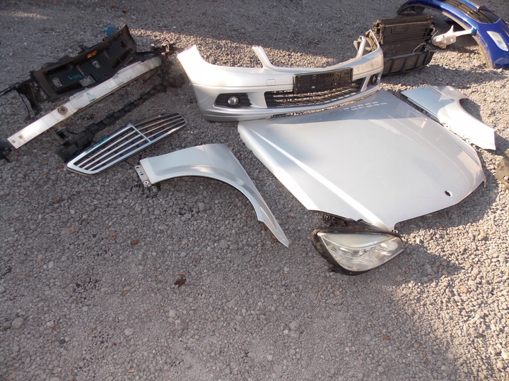 фото №8, Бампер капот крыло лампа комплект перед mercedes c-klasa w204 c775 2.2 cd