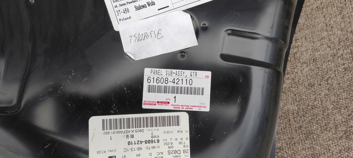 фото №5, Пол багажника колёса toyota rav 4 22-23 61608-42110