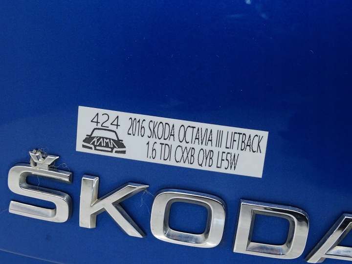 фото №14, Крышка зад задняя багажника з стекло skoda octavia iii 5e liftback lf5w