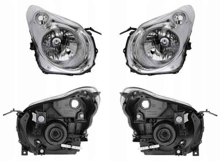 фото №1, Фара лампа suzuki alto 09- l+p tyc