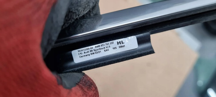 фото №10, S5 8w рестайлінг a5 планка накладка ліва лівий зад хром sportback 8w8853763