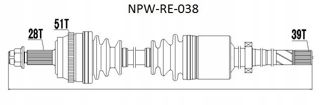 фото №2, Полуось master movano 2.5dci 2006- правая