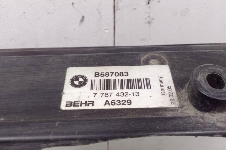 фото №6, Комплект радиатор bmw 5 e60 7787432 2.5l дизель 2005