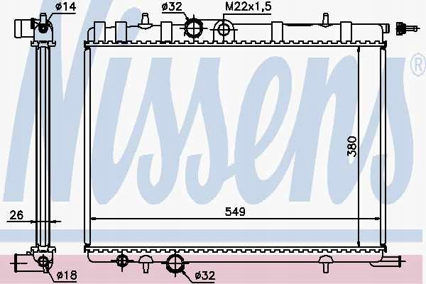 фото №1, Радиаторов воды citroen c4/peugeot 307