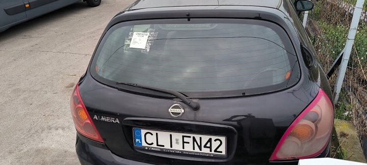 фото №11, Крышка багажника чёрная nissan almera n16 hb