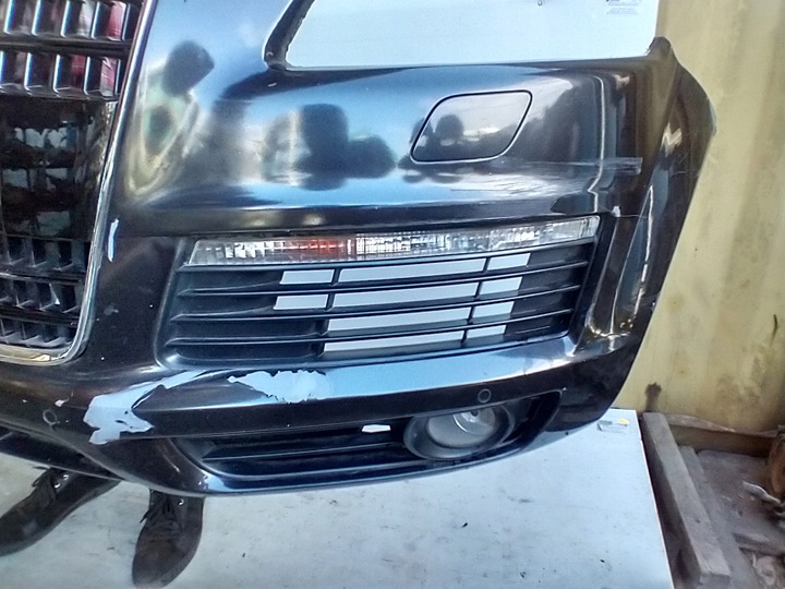 фото №12, Audi q7 s-line 4l бампер перед комплектный pdc распылитель галоген