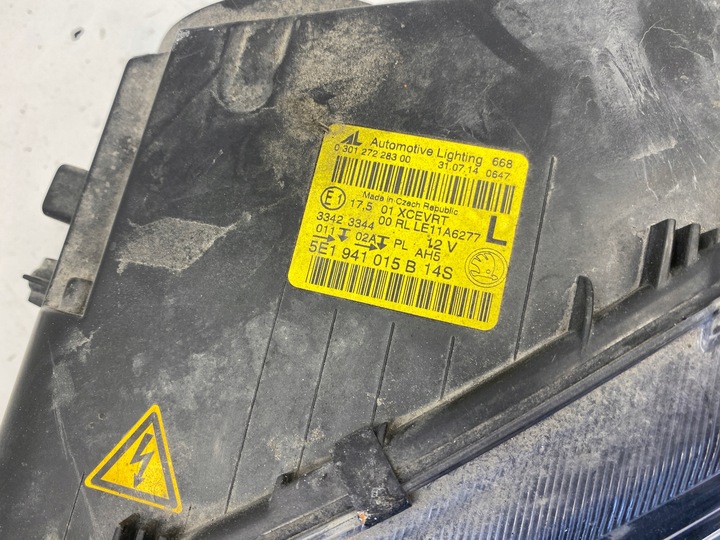 фото №7, Skoda octavia iii лампа лівий перед ксенон 5e1941015b