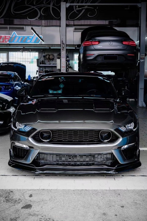 фото №12, Бампер перед переднее 1:1 mach1 стиль ford mustang 2018-2022 gt ecoboost