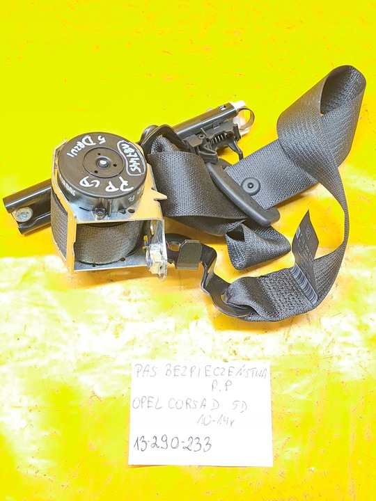 фото №3, Pas bezpieceństwa праві перед corsa d 5d 13290233