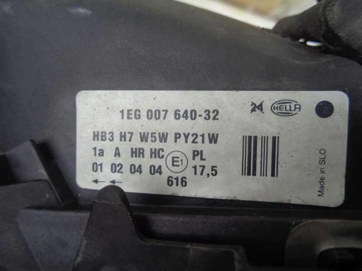 фото №6, Фара правый opel astra ii g 1eg007640-32 европа