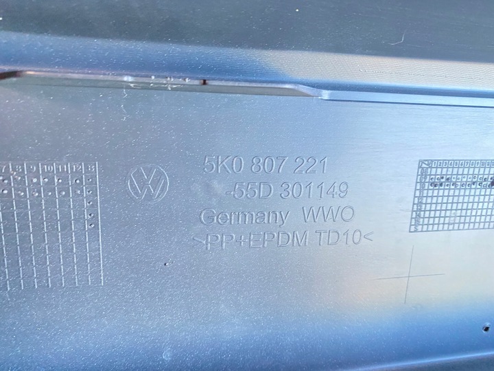 фото №12, Бампер перед переднее vw golf 6 vi 5k0 5k hb 6 x pdc омыватель 2008-12