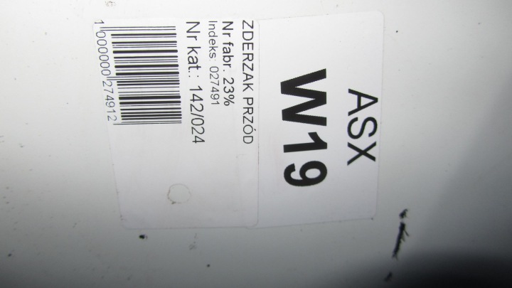 фото №9, Mitsubishi asx бампер перед w19 10-12 24