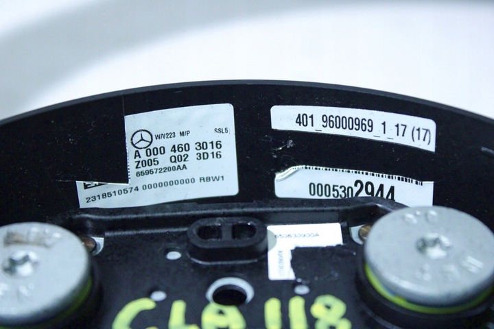 фото №10, Mercedes cla 118 w118 кермо багатофункціональна червона nić a0004603016