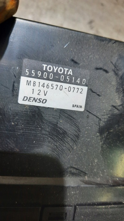 фото №4, Панель кондиціонера 55900-05140 toyota avensis t25