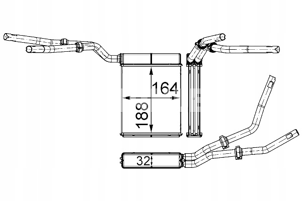 фото №2, Обігрівач volvo c30 s40 ii v50 ford c-max focus c-max focus ii