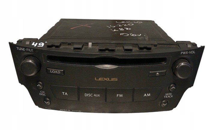фото №1, Радіо cd заводські lexus is ii 05-12 86120-53370
