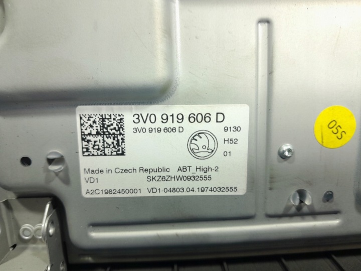 фото №5, Skoda superb iii дисплей екран радіо навігації 3v0919606d