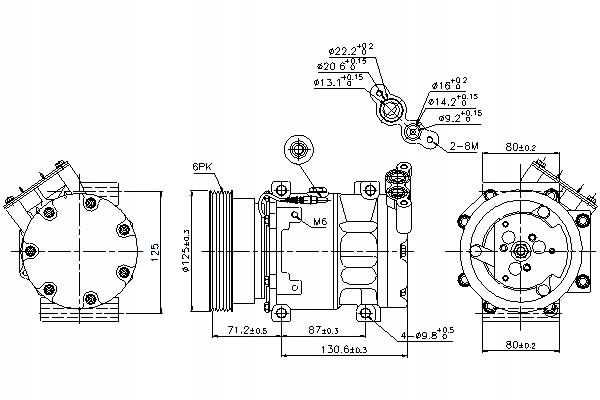 фото №15, Компрессор кондиционера nissens 89148