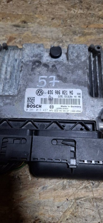 фото №6, Компьютер блок управления  vw 03g906021ng 0281013437