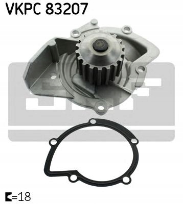 фото №1, Насос водяная skf vkpc 83207 citro c4