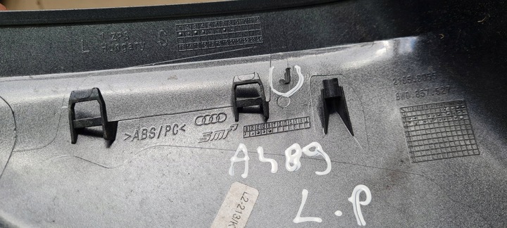 фото №12, 2016 audi a4 s4 b9 корпус дзеркало зовнішнього двері передніх 8w0857527