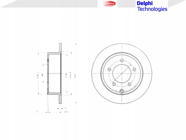 фото №2, Диски тормозные 2szt jeep patriot 2.0 crd 4x4 mk