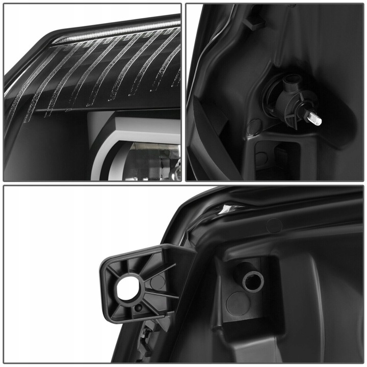 фото №7, Фары led комплект чёрные правое + левое cadillac escalade 07-14