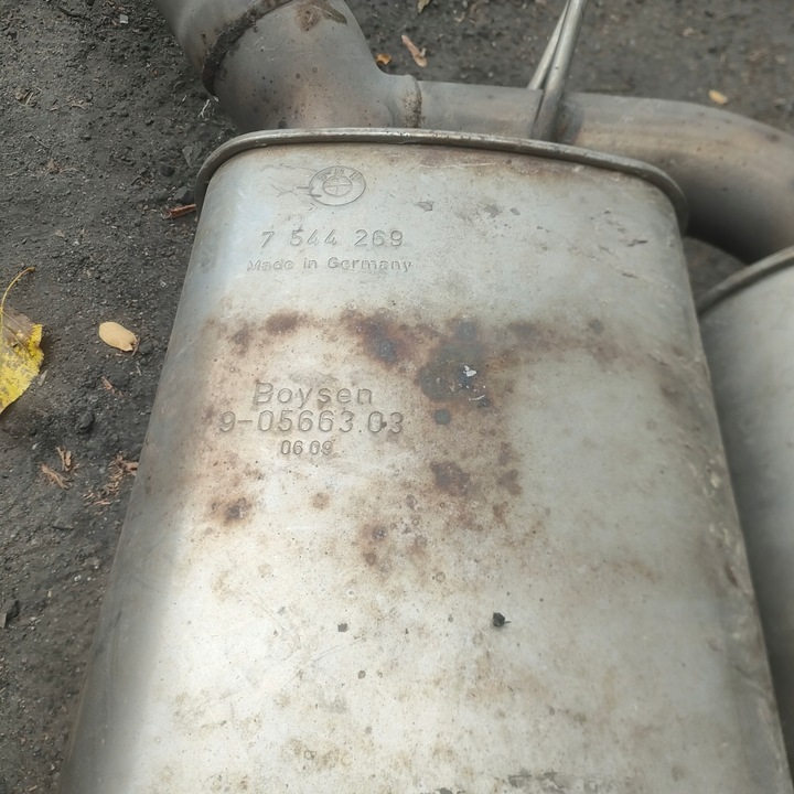 фото №7, Bmw e60 e61 глушитель труба выхлоп 7562119 n54 535xi 3.5i 3.0i