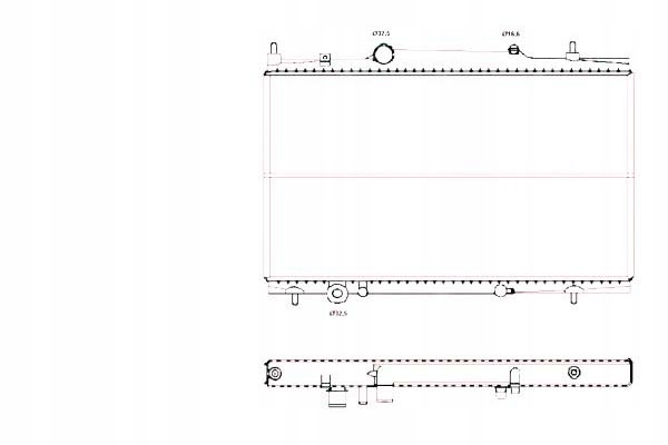 фото №2, Радіаторів citroen c5 3,0 v6 01- peugeot 607 807 au