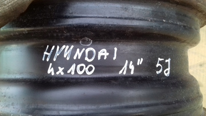 фото №9, Диски диск стальные комплект hyundai kia 4x100 5jx14''