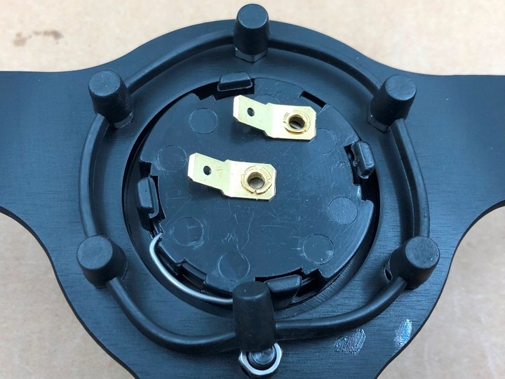 фото №11, Ретро кермо дерево чорний стрічка 38cm 15дюймів w стиль вінтажний