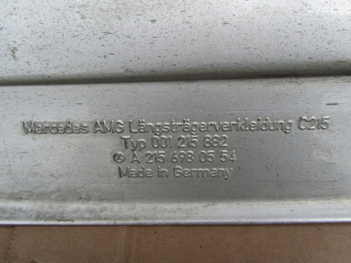 фото №10, Молдинг порогова накладка порога ліва mercedes cl w215 amg a2156980554