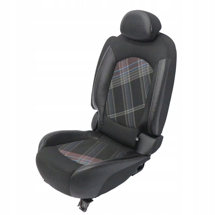 фото №11, Mini r61 сиденье сиденья левый задний материал кожа hot cross чёрный