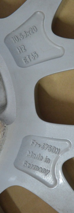 фото №12, 1x диск 20 5x130 porsche panamera 970 et65 10,5 97036219006