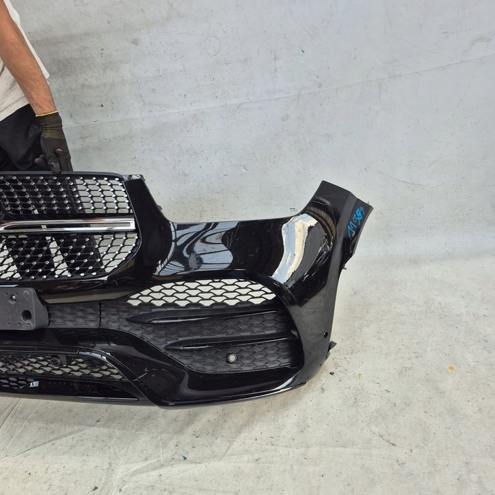 фото №8, Mercedes gle w167 v167 amg 19- бампер перед переднее решётка радиатора решётка спойлер