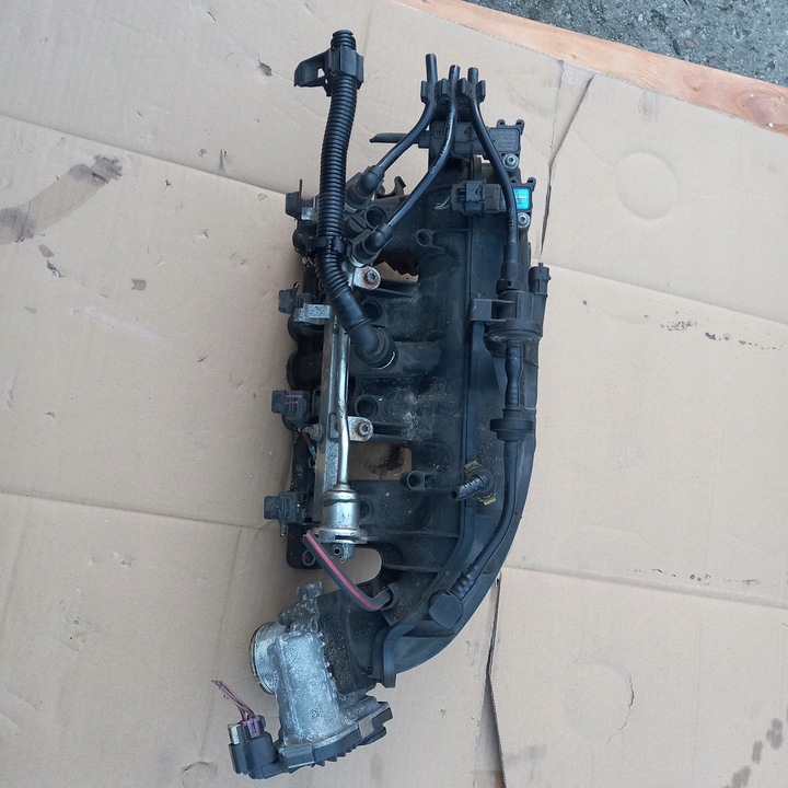 фото №7, Коллектор всасывающий opel meriva ii b astra iv j 1.4t a14net a14nel дроссельная заслонка