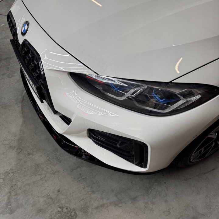 фото №9, Накладка сплиттер do bmw 4 g26 gran купе 21–24 m-performance чёрный блеск