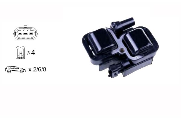 фото №2, Janmor катушка зажигания 1587303 1587803 ic04109 zs2