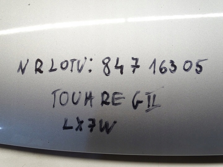 фото №9, Капот кришка перед передня двигуна vw touareg ii 7p lx7w