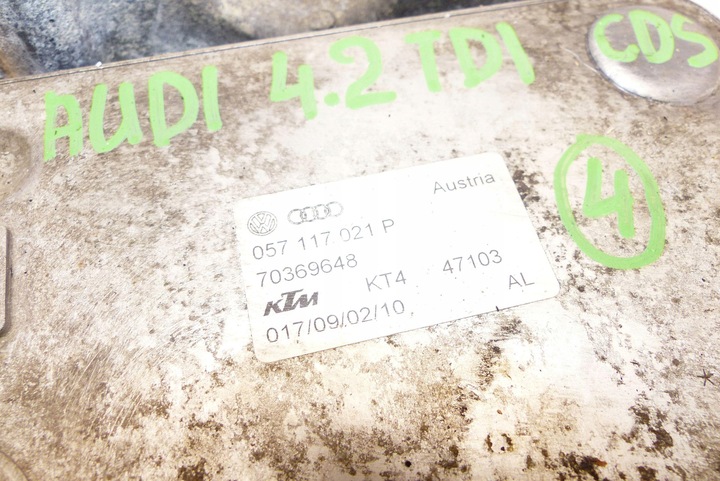 фото №7, Audi a8 d4 q7 4l cayenne s 4.2 tdi cds корпус фильтра масла + радиаторов