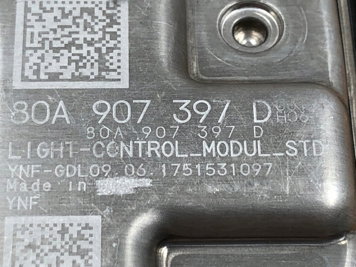 фото №9, Блок управления  света правое левое lcm лампы led 80a907397d audi volkswagen модуль