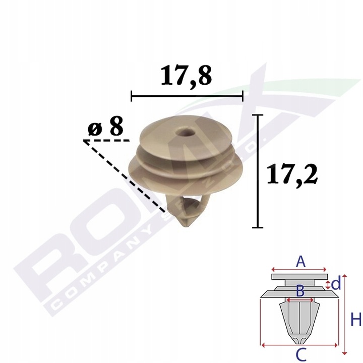 фото №4, Bmw 1 2 3 5 x3 x4 z4 клипса 8 обивка дверь порог c70656 rom c70656