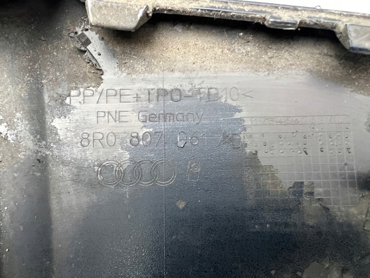 фото №7, Audi q5 8r накладка спойлер бампера передньої перед пофарбована ori