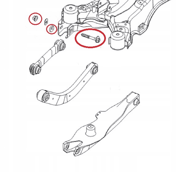 фото №3, Набір гвинти mimośrodowe зад opel vectra c signum оригінал gm 12 елементів