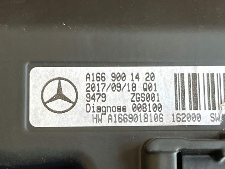 фото №3, Mercedes gls x166 lcd монітор дисплей a1669001420