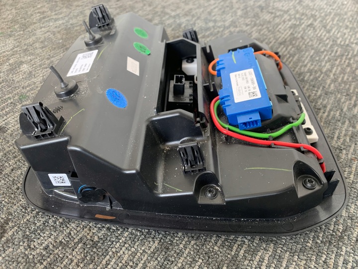 фото №12, Ford mustang mach-e gt чёрная лампа потолок кабины интерьера оригинал