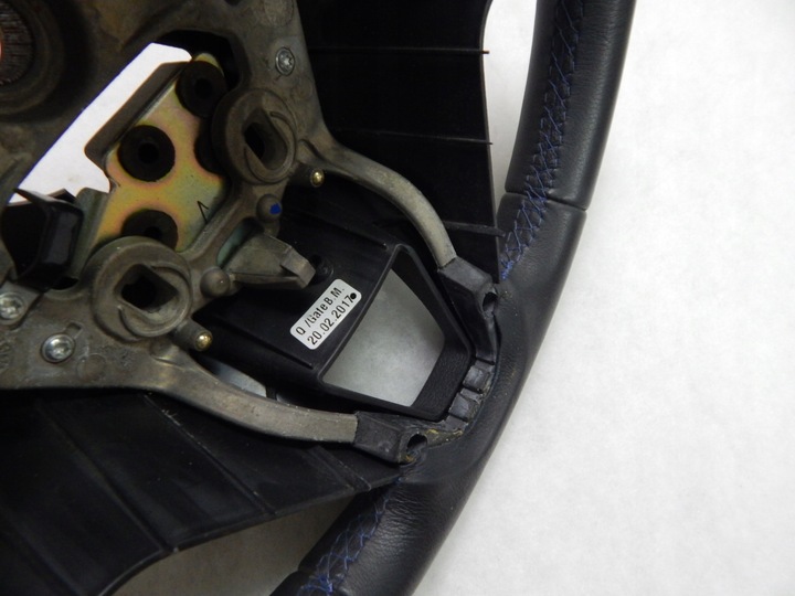 фото №12, Hyundai tucson iii - кермо шкіра оригінал синя nić